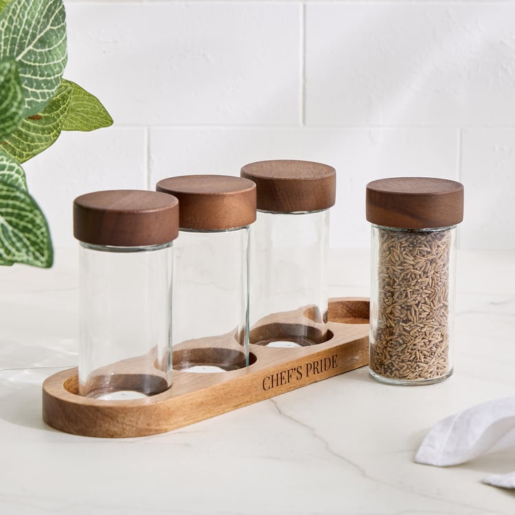 Glass Spice Jars